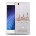 Полупрозрачный дизайнерский пластиковый чехол для Xiaomi RedMi 4A Москва