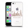 Полупрозрачный дизайнерский пластиковый чехол для Iphone 5c Москва