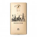 Полупрозрачный дизайнерский пластиковый чехол для Huawei Mate 8 Москва