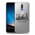 Полупрозрачный дизайнерский силиконовый чехол для Huawei Nova 2i Москва