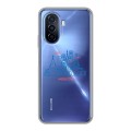 Полупрозрачный дизайнерский пластиковый чехол для Huawei Nova Y70 Москва