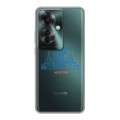 Полупрозрачный дизайнерский пластиковый чехол для Oppo Reno 11F Москва