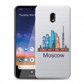 Полупрозрачный дизайнерский силиконовый чехол для Nokia 2.2 Москва