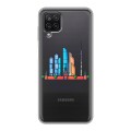 Полупрозрачный дизайнерский пластиковый чехол для Samsung Galaxy A12 Москва