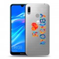 Полупрозрачный дизайнерский пластиковый чехол для Huawei Y6 (2019) Москва