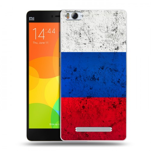 Дизайнерский пластиковый чехол для Xiaomi Mi4i Россия