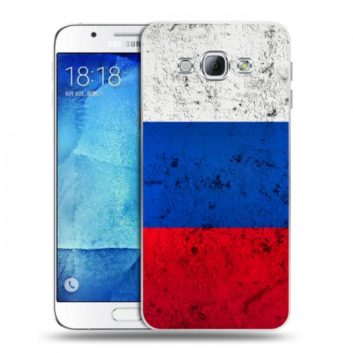 Дизайнерский пластиковый чехол для Samsung Galaxy A8 Россия