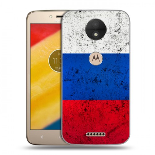Дизайнерский силиконовый чехол для Motorola Moto C Россия