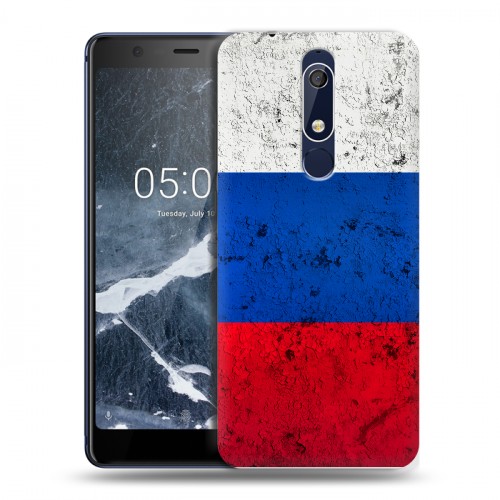 Дизайнерский пластиковый чехол для Nokia 5.1 Россия