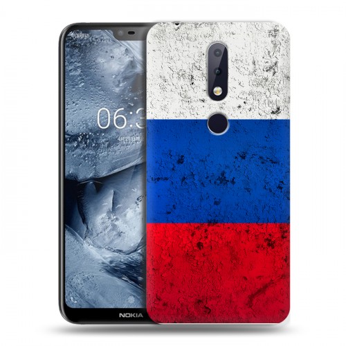 Дизайнерский пластиковый чехол для Nokia 6.1 Plus Россия