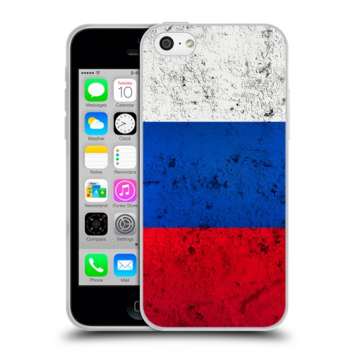 Дизайнерский пластиковый чехол для Iphone 5c Россия