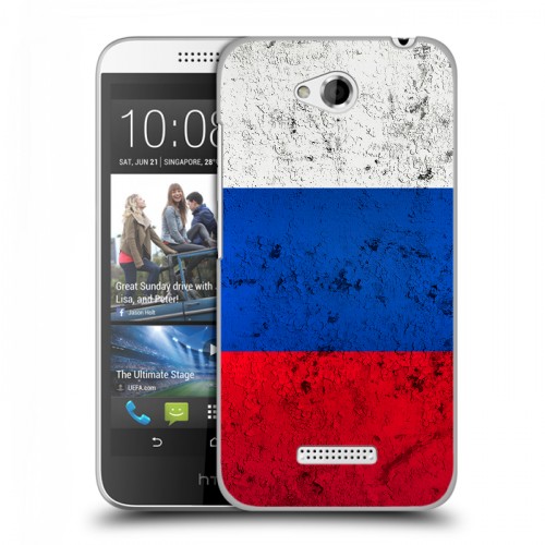 Дизайнерский силиконовый чехол для HTC Desire 616 Россия