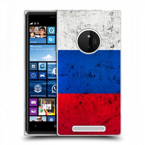 Дизайнерский пластиковый чехол для Nokia Lumia 830 Россия