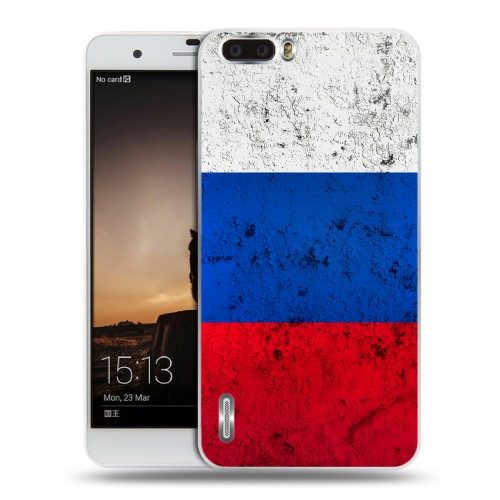 Дизайнерский силиконовый чехол для Huawei Honor 6 Plus Россия
