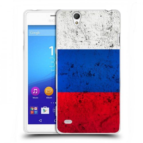 Дизайнерский пластиковый чехол для Sony Xperia C4 Россия