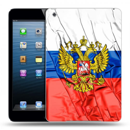 Дизайнерский силиконовый чехол для Ipad Mini Российский флаг