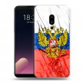 Дизайнерский пластиковый чехол для Meizu 15 Plus Российский флаг