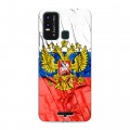 Дизайнерский пластиковый чехол для BQ 6630L Magic L Российский флаг