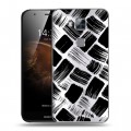 Полупрозрачный дизайнерский силиконовый чехол для Huawei G8 Абстракции