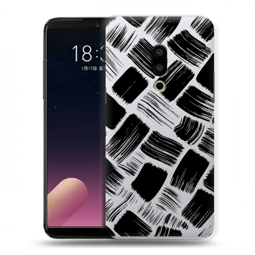 Полупрозрачный дизайнерский пластиковый чехол для Meizu 15 Plus Абстракции