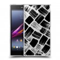 Полупрозрачный дизайнерский пластиковый чехол для Sony Xperia Z Ultra  Абстракции