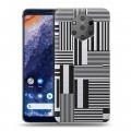 Полупрозрачный дизайнерский пластиковый чехол для Nokia 9 PureView Абстракции 2