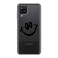 Полупрозрачный дизайнерский силиконовый чехол для Samsung Galaxy A12 Абстракции