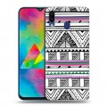 Дизайнерский пластиковый чехол для Samsung Galaxy M20 Абстракции