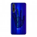 Полупрозрачный дизайнерский пластиковый чехол для Huawei Honor 20 Абстракции