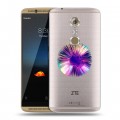 Полупрозрачный дизайнерский пластиковый чехол для ZTE Axon 7 Абстракции 5