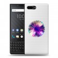 Полупрозрачный дизайнерский пластиковый чехол для BlackBerry KEY2 Абстракции 5