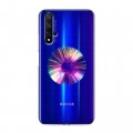 Полупрозрачный дизайнерский пластиковый чехол для Huawei Honor 20 Абстракции 5