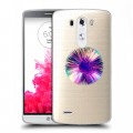 Полупрозрачный дизайнерский пластиковый чехол для LG G3 (Dual-LTE) Абстракции 5