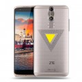 Полупрозрачный дизайнерский пластиковый чехол для ZTE Axon Mini Абстракции 1