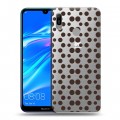 Полупрозрачный дизайнерский пластиковый чехол для Huawei Y6 (2019) Абстракции