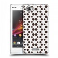 Полупрозрачный дизайнерский пластиковый чехол для Sony Xperia L Абстракции