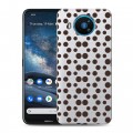 Полупрозрачный дизайнерский пластиковый чехол для Nokia 8.3 Абстракции