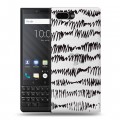 Полупрозрачный дизайнерский пластиковый чехол для BlackBerry KEY2 Абстракции 