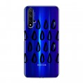 Полупрозрачный дизайнерский пластиковый чехол для Huawei Honor 20 Абстракции 2