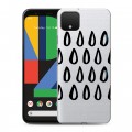 Полупрозрачный дизайнерский пластиковый чехол для Google Pixel 4 XL Абстракции 2