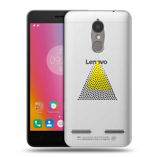 Полупрозрачный дизайнерский силиконовый чехол для Lenovo K6 Абстракции 1