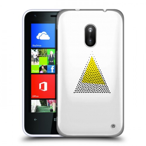 Полупрозрачный дизайнерский пластиковый чехол для Nokia Lumia 620 Абстракции 1