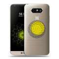 Полупрозрачный дизайнерский пластиковый чехол для LG G5 Абстракции 1