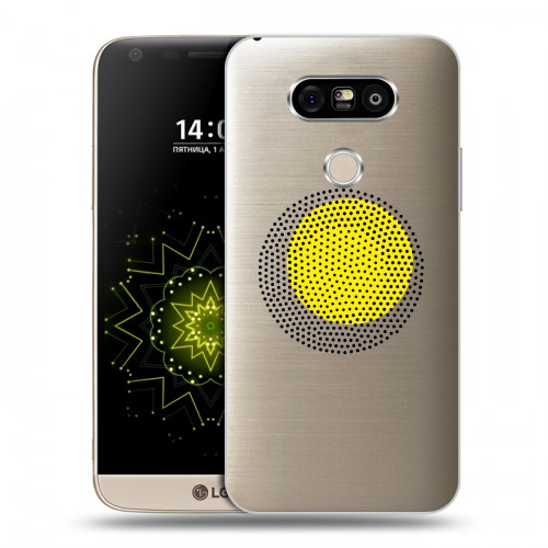 Полупрозрачный дизайнерский пластиковый чехол для LG G5 Абстракции 1