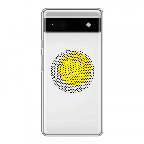 Полупрозрачный дизайнерский пластиковый чехол для Google Pixel 6a Абстракции 1