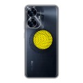 Полупрозрачный дизайнерский пластиковый чехол для Realme C55 Абстракции 1