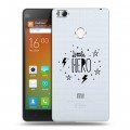 Полупрозрачный дизайнерский пластиковый чехол для Xiaomi Mi4S Абстракции