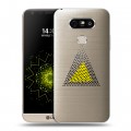 Полупрозрачный дизайнерский пластиковый чехол для LG G5 Абстракции 1