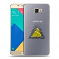 Полупрозрачный дизайнерский пластиковый чехол для Samsung Galaxy A9 Абстракции 1