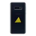 Полупрозрачный дизайнерский силиконовый чехол для Samsung Galaxy S10e Абстракции 1